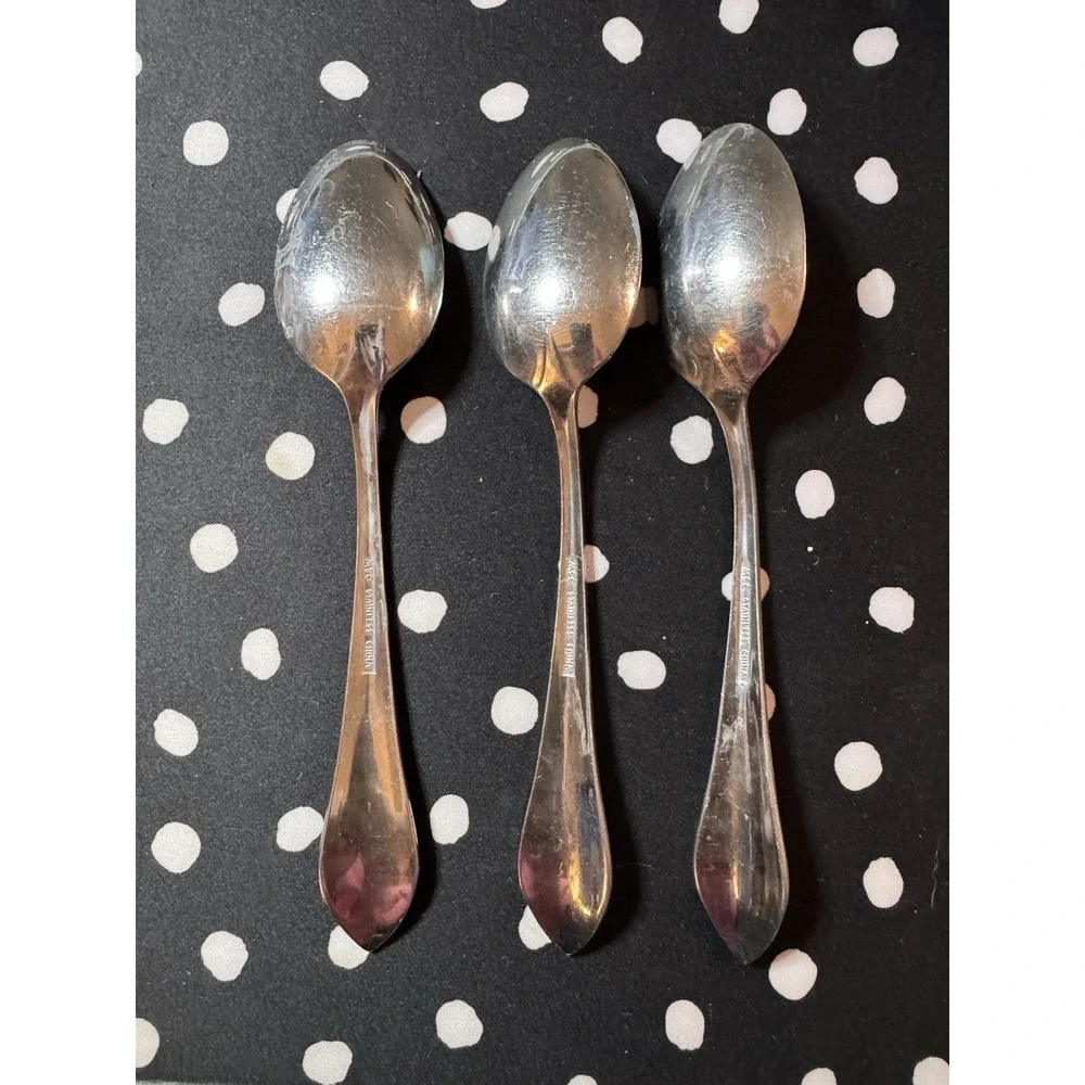 12 Piece Martha Stewart MSE Stainless Steel Hammered Silverware Replacements
